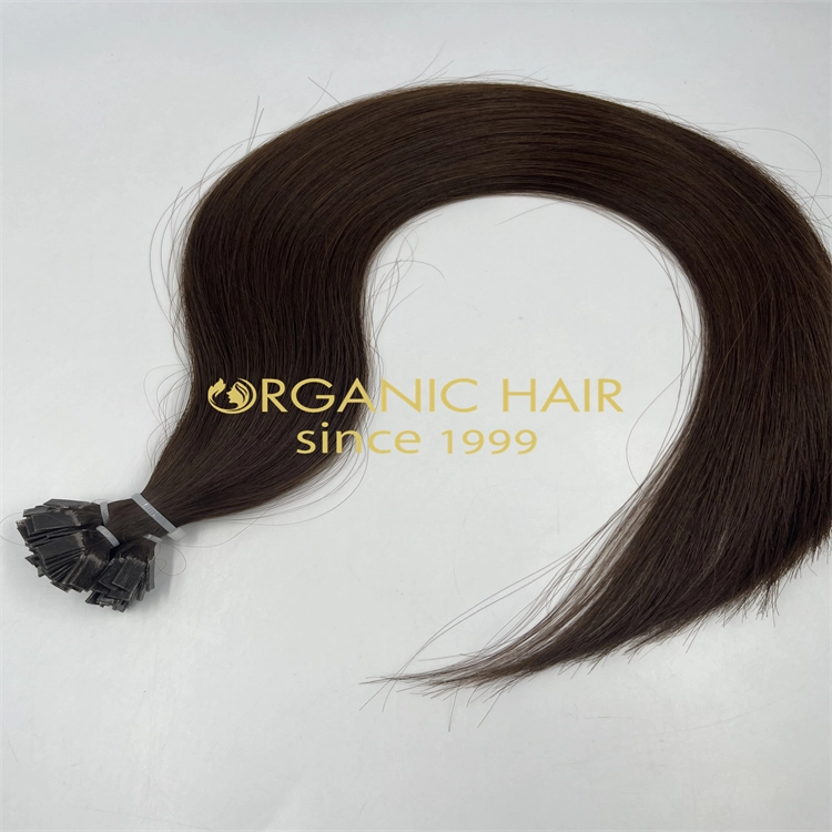 Slavic remy Flat tip hair extensions supplier-H21