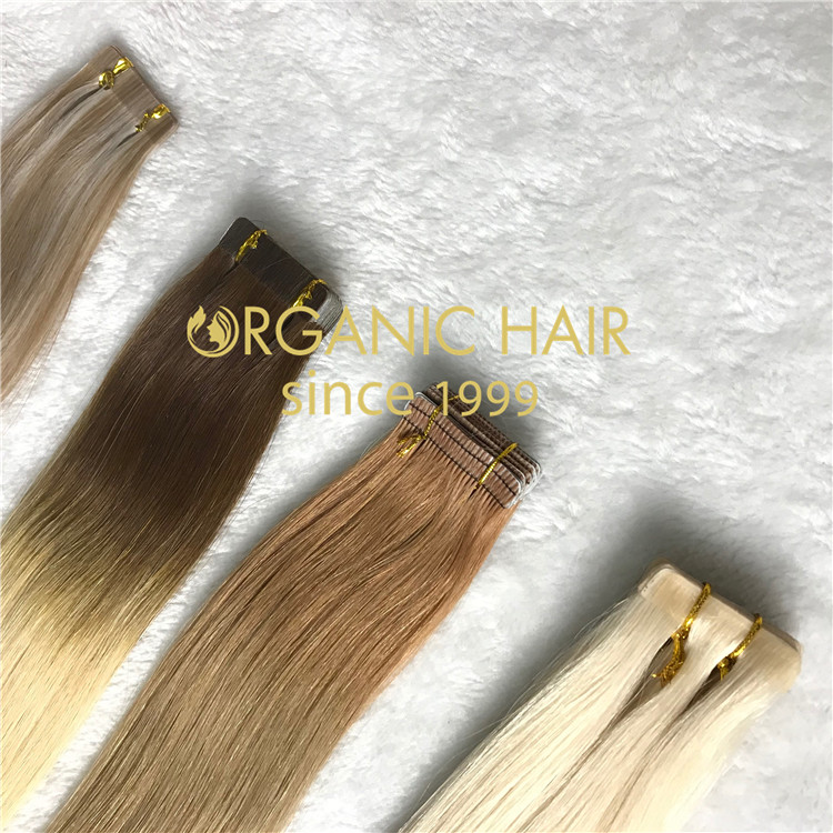 All types of tape in hair extensions H66