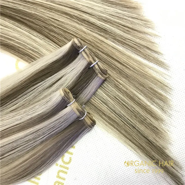Wholesale human cuticle remy genius weft and good reviews X428