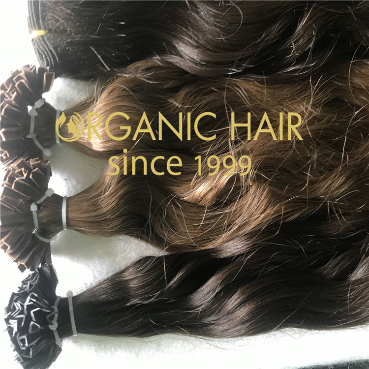 Water Curly Flat Tip Hair Extensions H308