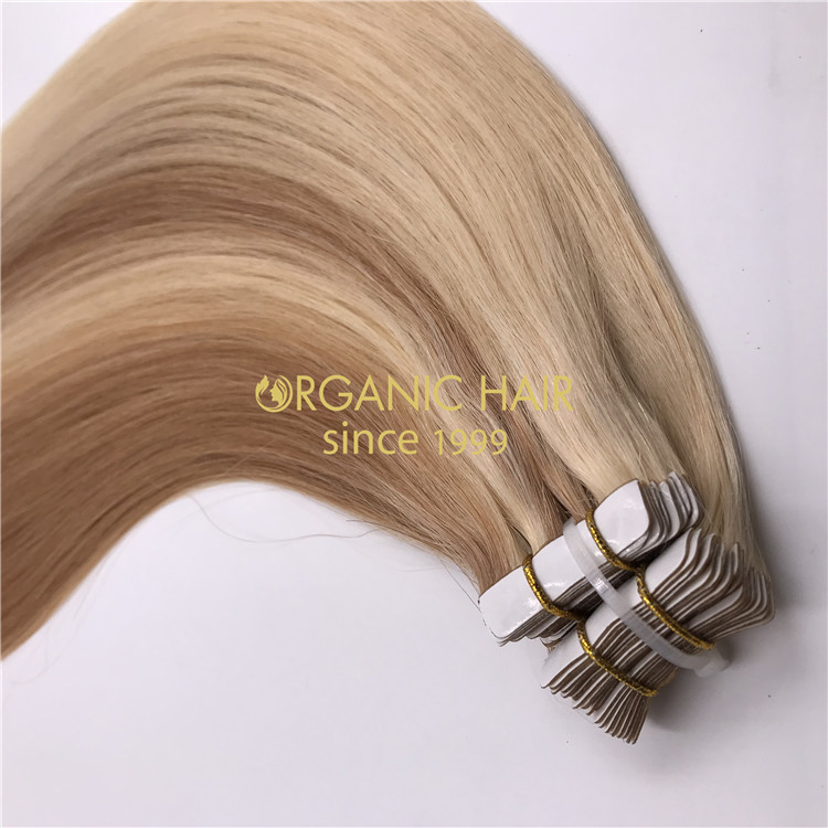 Wholesale invisible tape in hair extensions and #P18/60 color X307