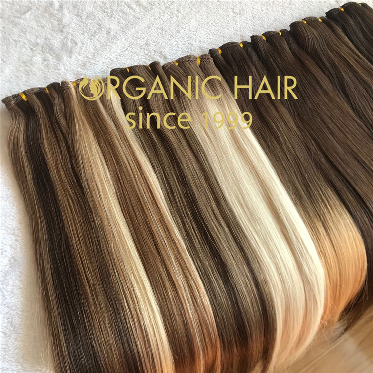Best factory russian remy hair 100% human handtied weft J16