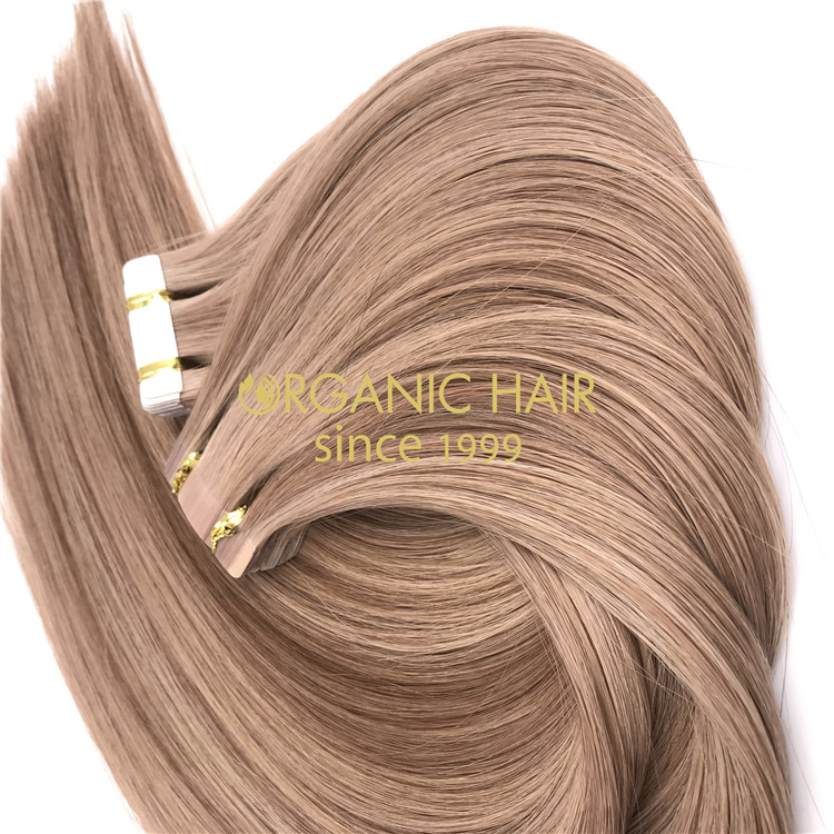 Hot sale piano color #10/16 tape in hair extensions wholesale X296