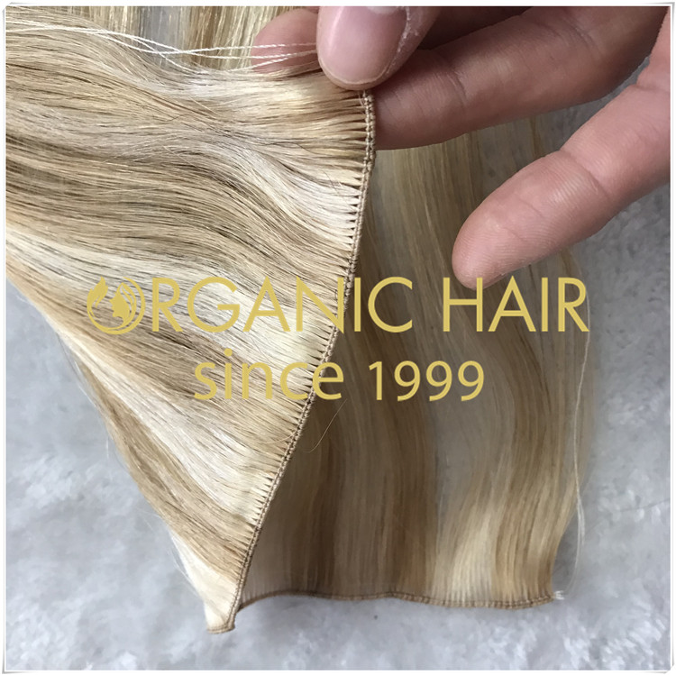 Create cutable hand tied weft based on the traditional hand tied Weft C003NEWS