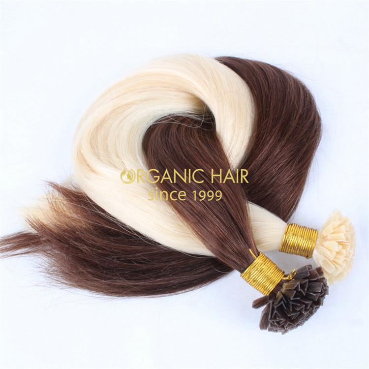 Wholesale pre bonded V tip hair extensions V49