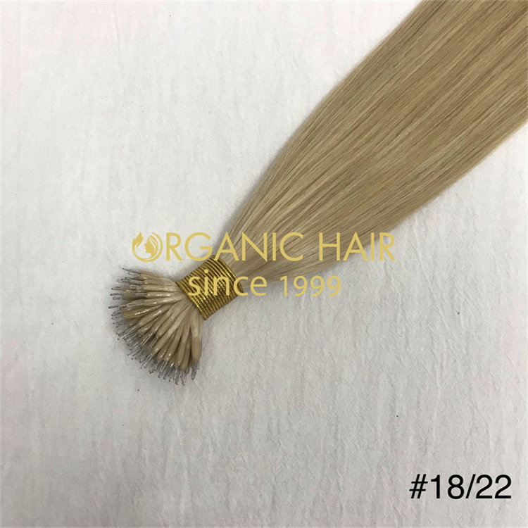 100g remy human nano hair extensions near me V120