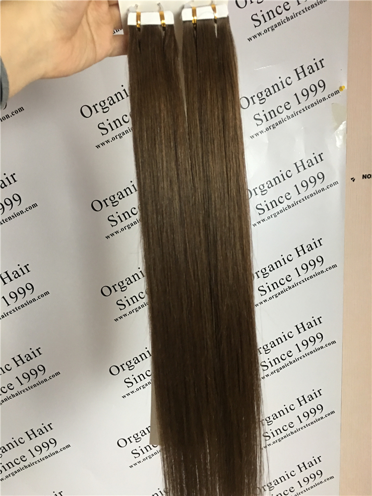 Virgin human hair tape in extensions, smoth, beautiful, long lasting, color and length customizable h38