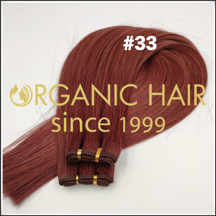 2021 Hot sale best quality remy hair #33 machine weft C094