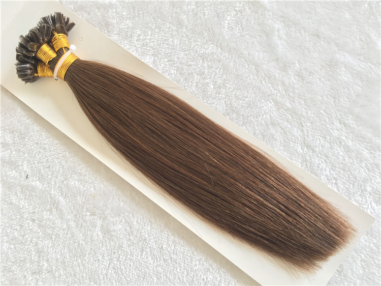 Remy human hair Keratin Bond tip hair extensions, I/U/V/ flat tips, 8-30 inch, all color available, double drawn h42