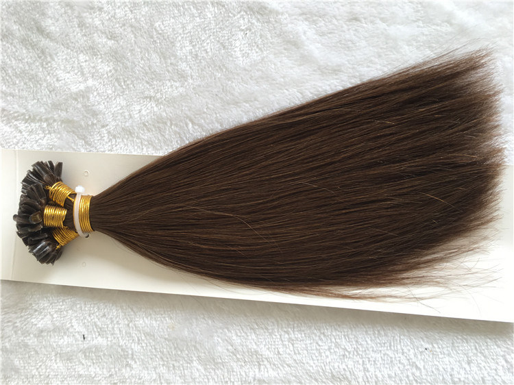 Remy human hair Keratin Bond tip hair extensions, I/U/V/ flat tips, 8-30 inch, all color available, double drawn h42
