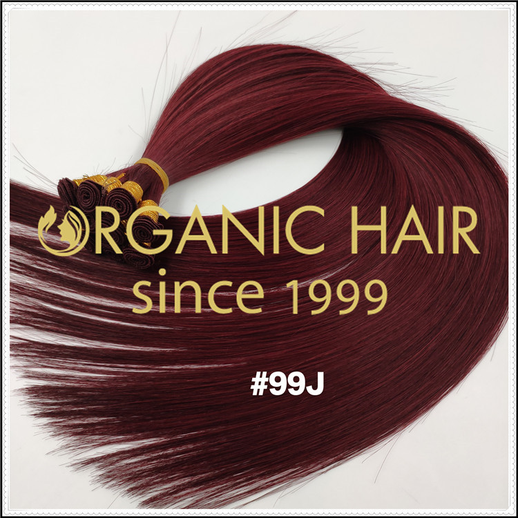 Best quality #99J Organic hair weft C081