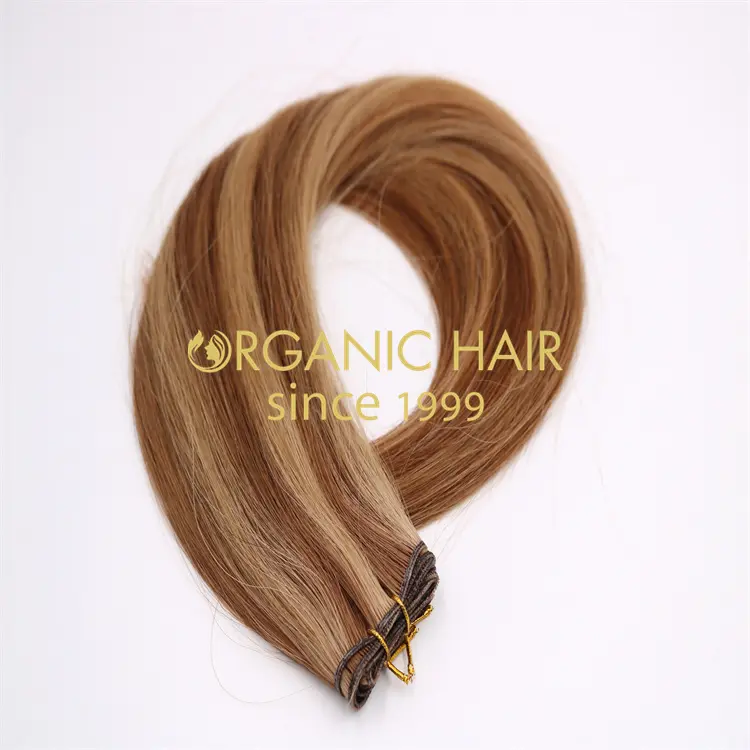 Popular single donor remy hair genius weft new extensions wholesale V