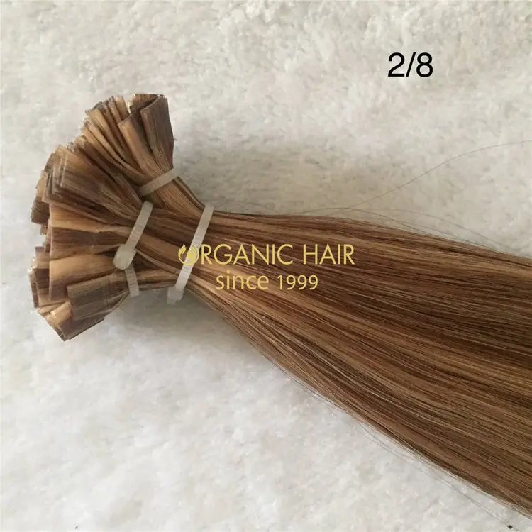 Popular beautiful flexible remy russian hair flat tip hair extensions wholesale Australia V