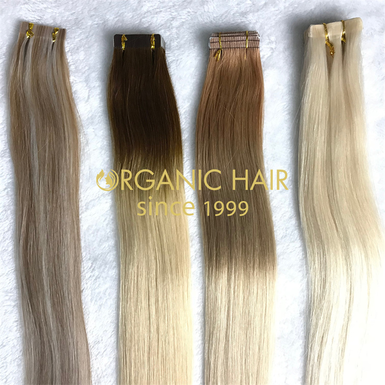 How long do remy human tape-in hair extensions last V124