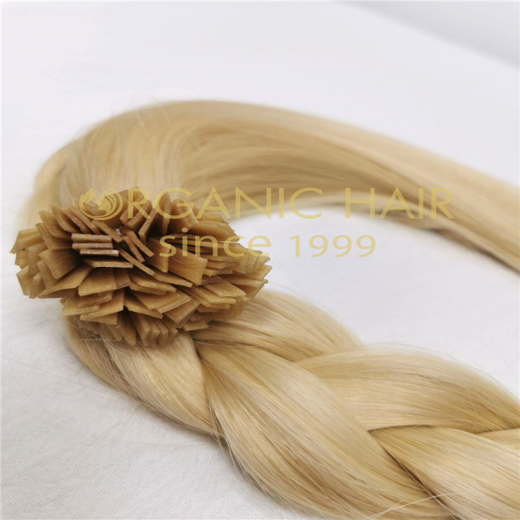 Flat bond hair extensions keratin tip hair factory A21