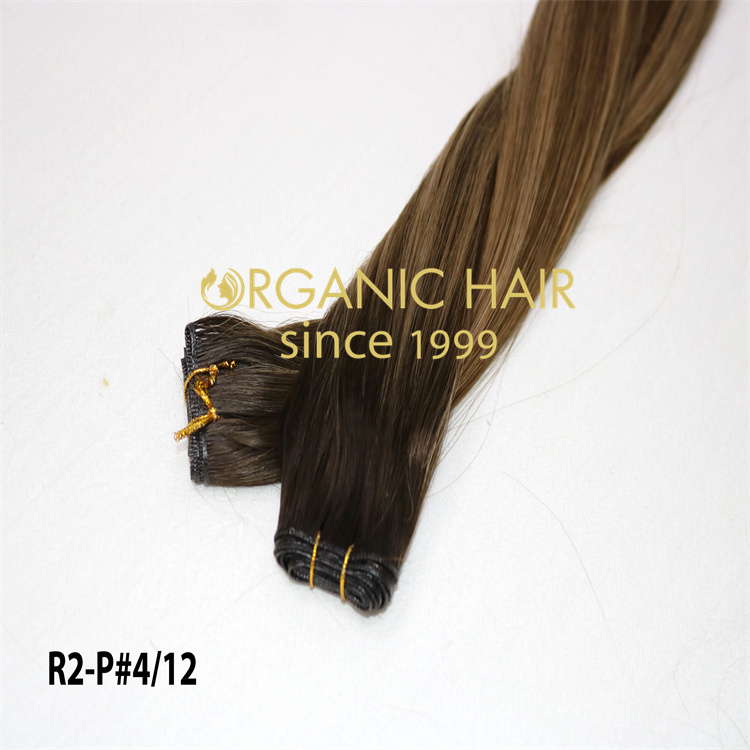 Long-lasting cuticle intact genius weft hair extensions wholesale V