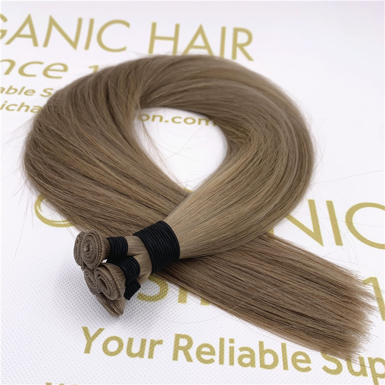 Full cuticle hair genius weft hair extensions wholesale  A