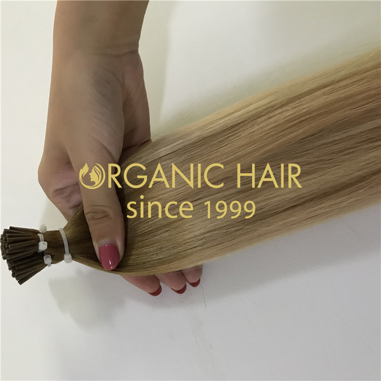 Blonde balayage I Tip Hair Extensions H307