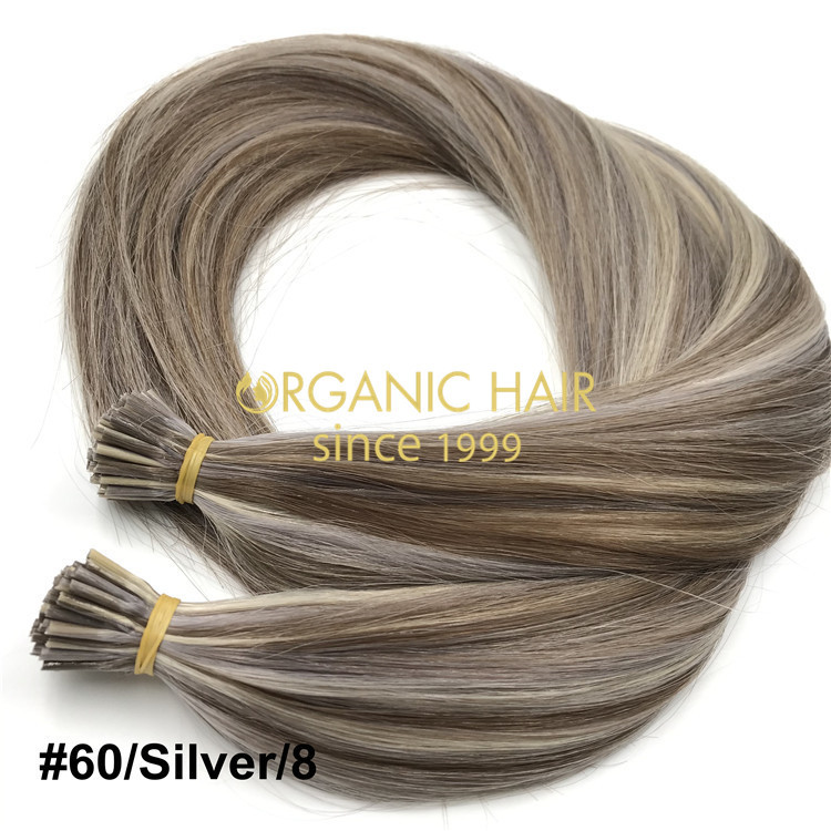 Piano color I-Tips hair extension H233