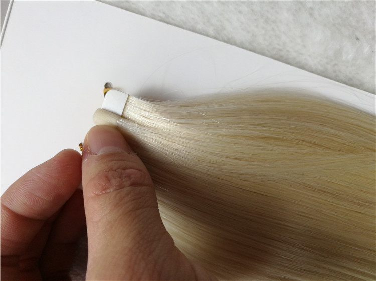 #60A blonde color Straight Virgin human hair tape ins, all length, all color available h32
