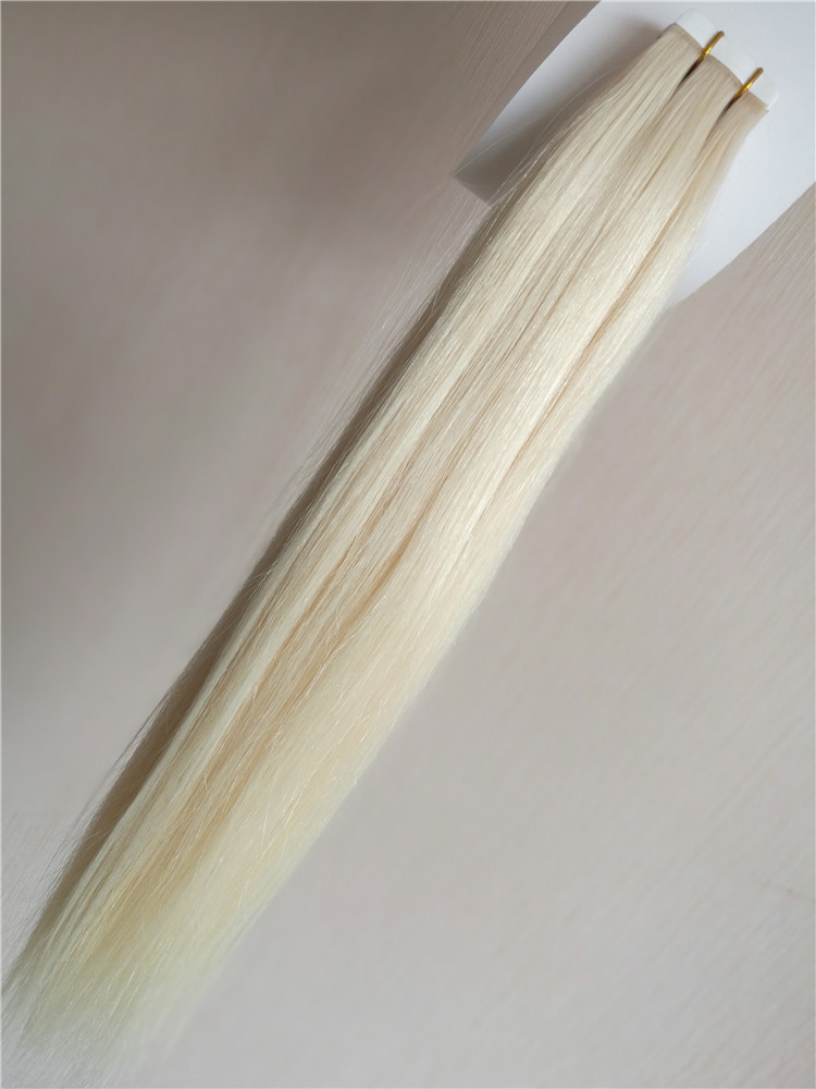 #60A blonde color Straight Virgin human hair tape ins, all length, all color available h32