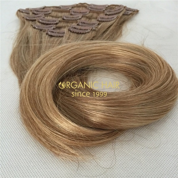 Best quality Luxury clip-in extensions 100% remy hair GT05