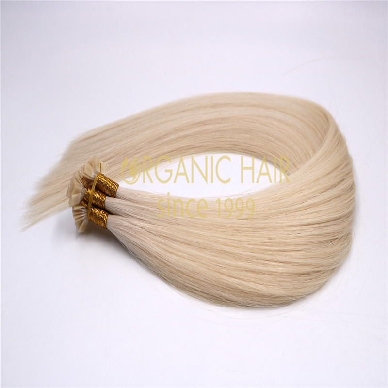 Keratin hair flat tip hair extensions factory wholesale A25