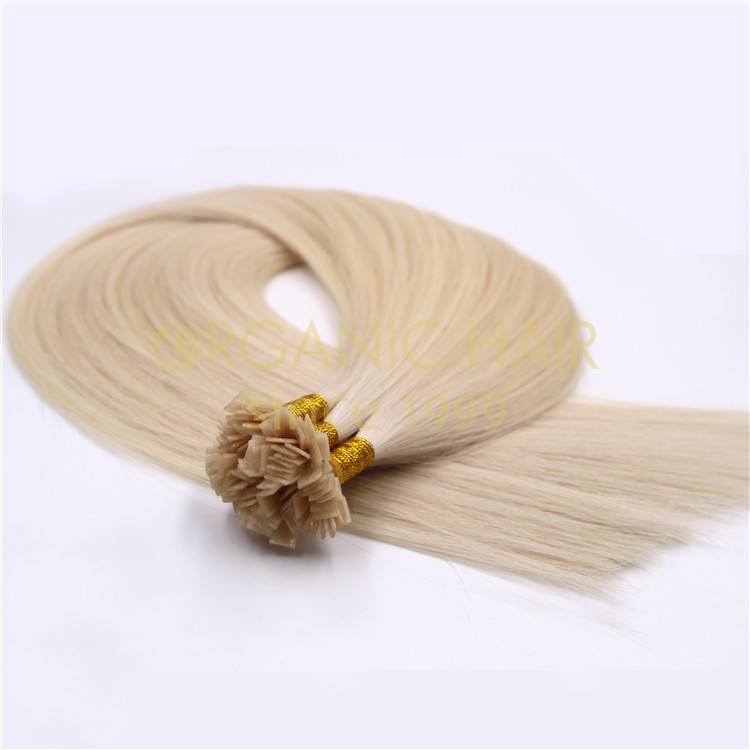 Flat tip keratin-tip hair extensions manufacturer A