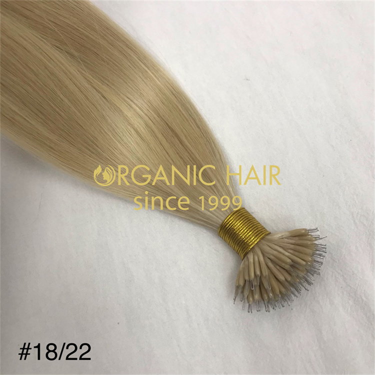 100g remy human nano hair extensions near me V120
