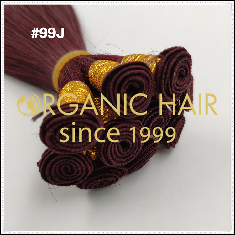 Best quality #99J Organic hair weft C081
