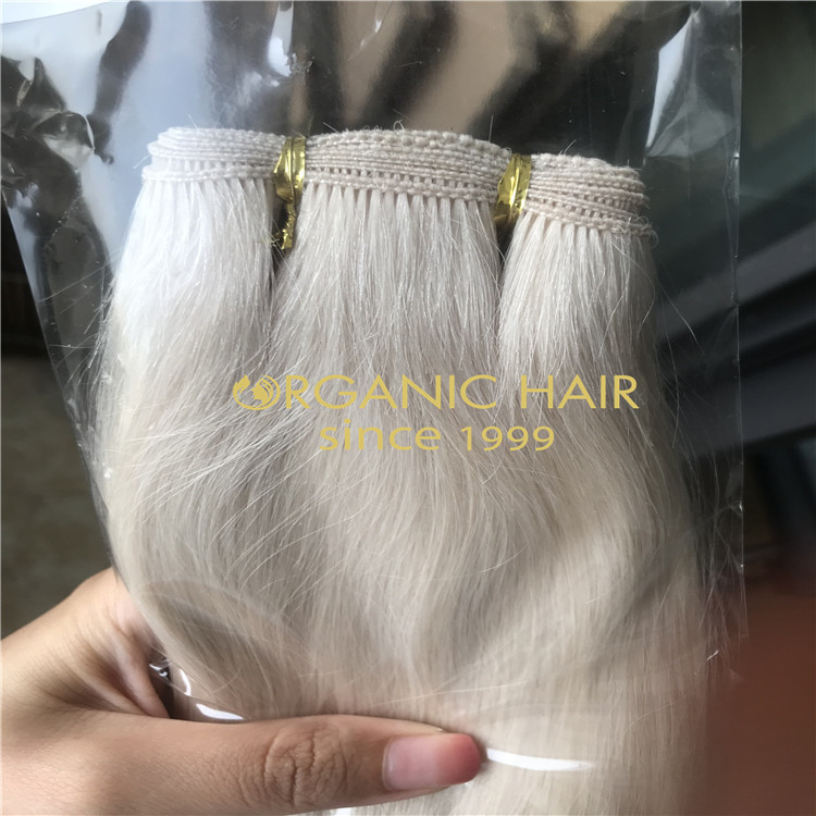 Pearl White Beaded weft Extenions For Summer H281