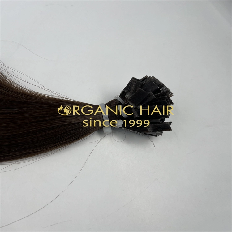 Slavic remy Flat tip hair extensions supplier-H21