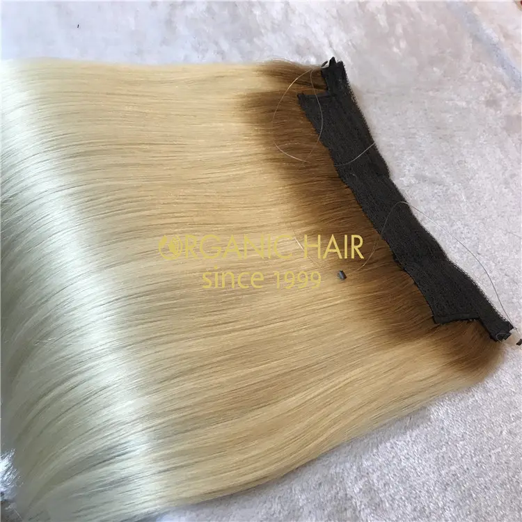 Very easy-using remy human hair halo extensions wholesale V