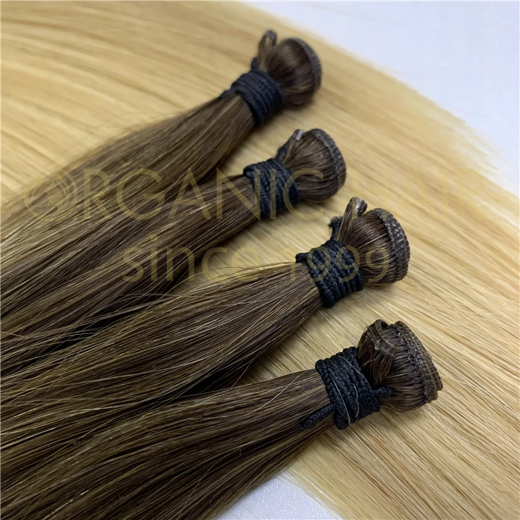 Rooted color genius weft hair extensions wholesale - A