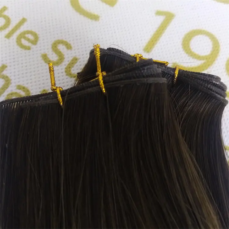 Best ombre color cuticle intact remy sew in genius weft wholesale V
