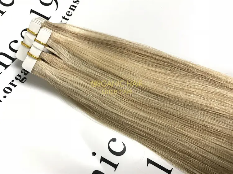 Long lifespan flexible human hair tape in extensions wholesale US V