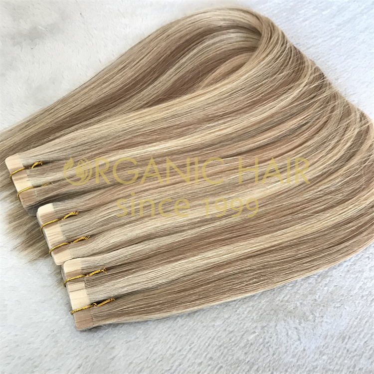 Wholesale easy-using full cuticle tape in hair extensions V