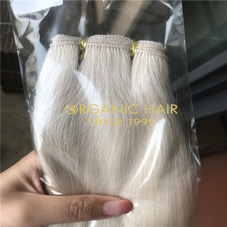 Pearl White Beaded weft Extenions For Summer H281