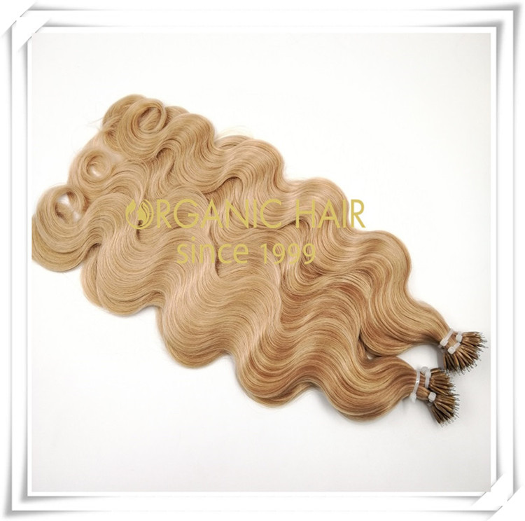 Balayage color body wave nano ring C066