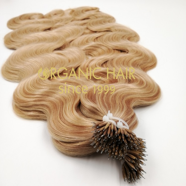 Nano hair body wave nodic blond color RB39