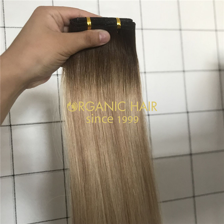 Premium beaded weft extensions supplier H262