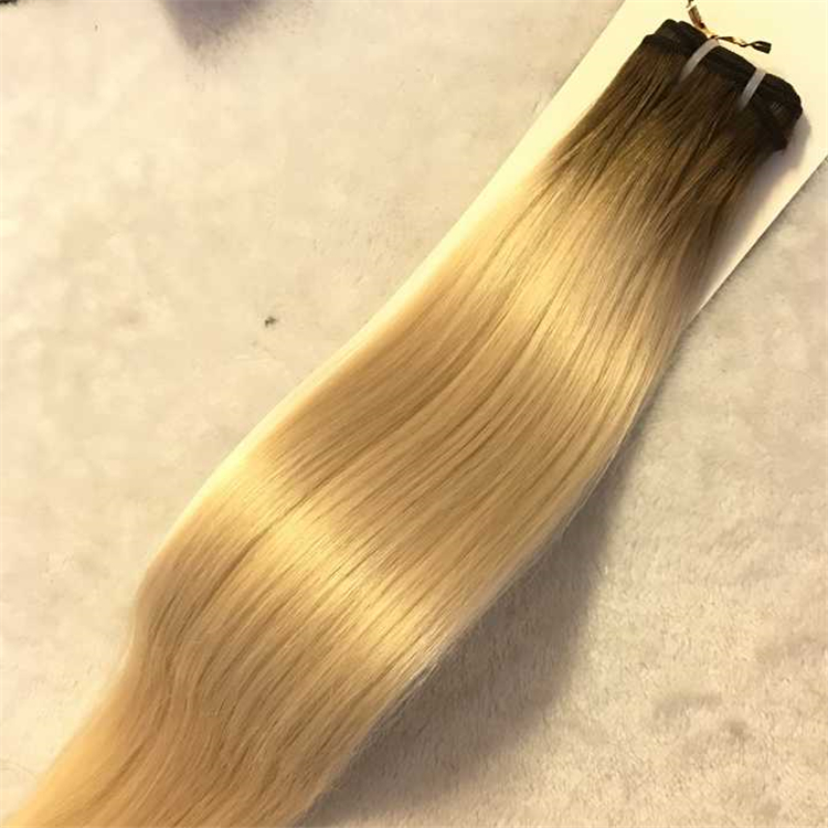 T color platinum bolonde hair weft #4/60A H50