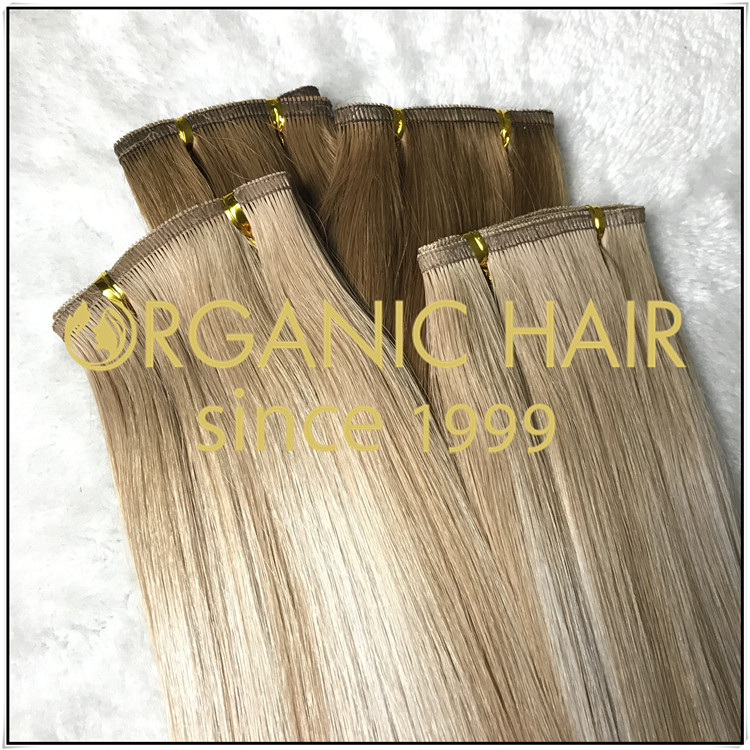 Colorful beautiful custom flat weft C020