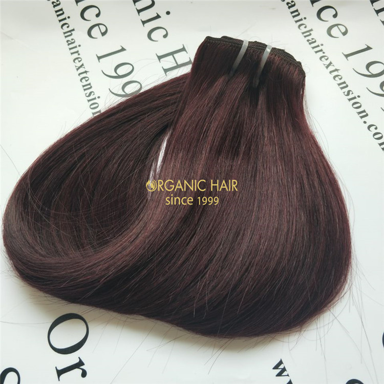 Wholesale straight thick clip in hair extensions V09