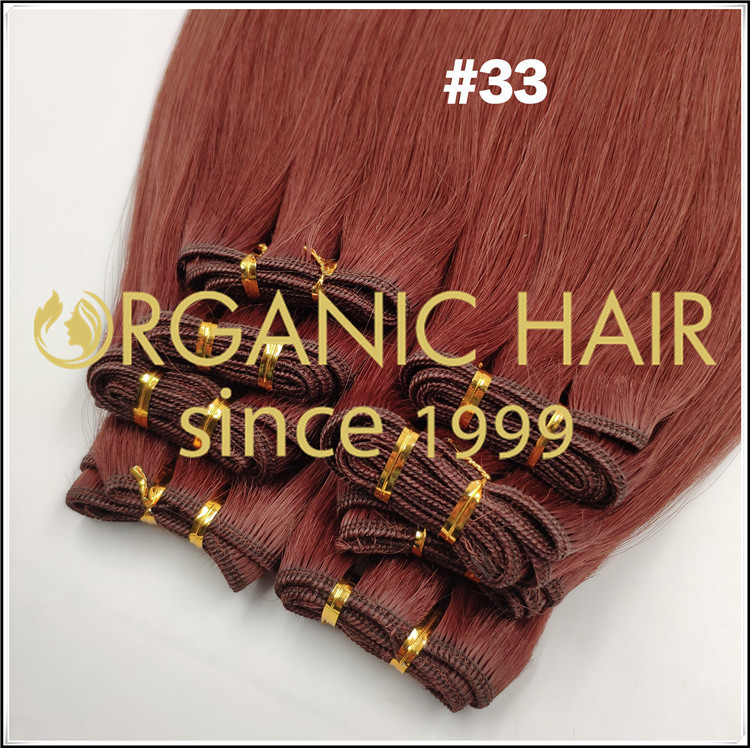 2021 Hot sale best quality remy hair #33 machine weft C094