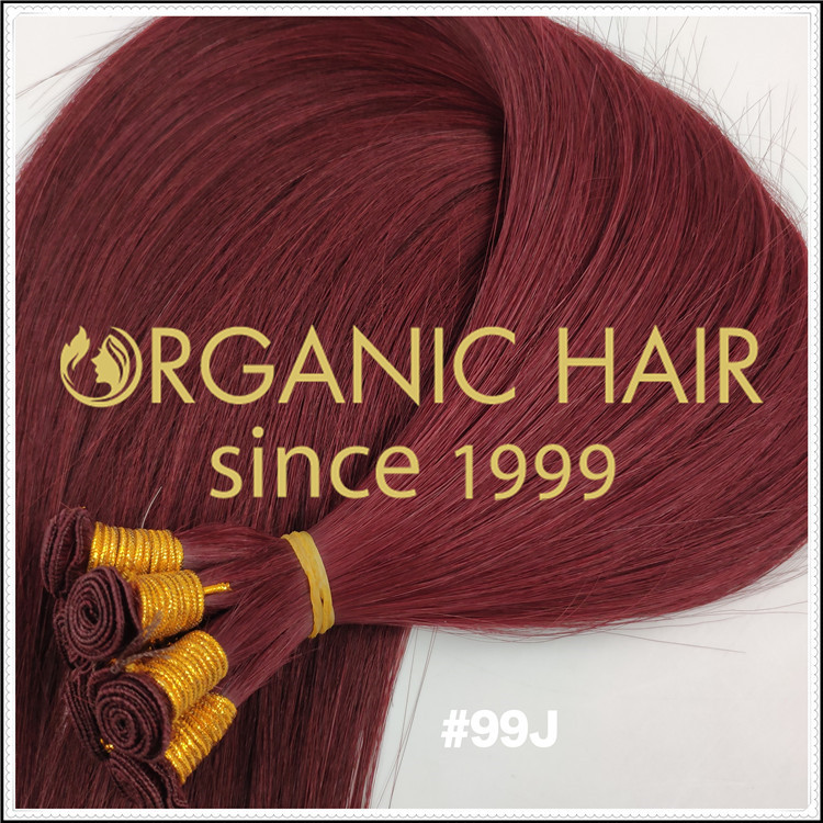 Best quality #99J Organic hair weft C081