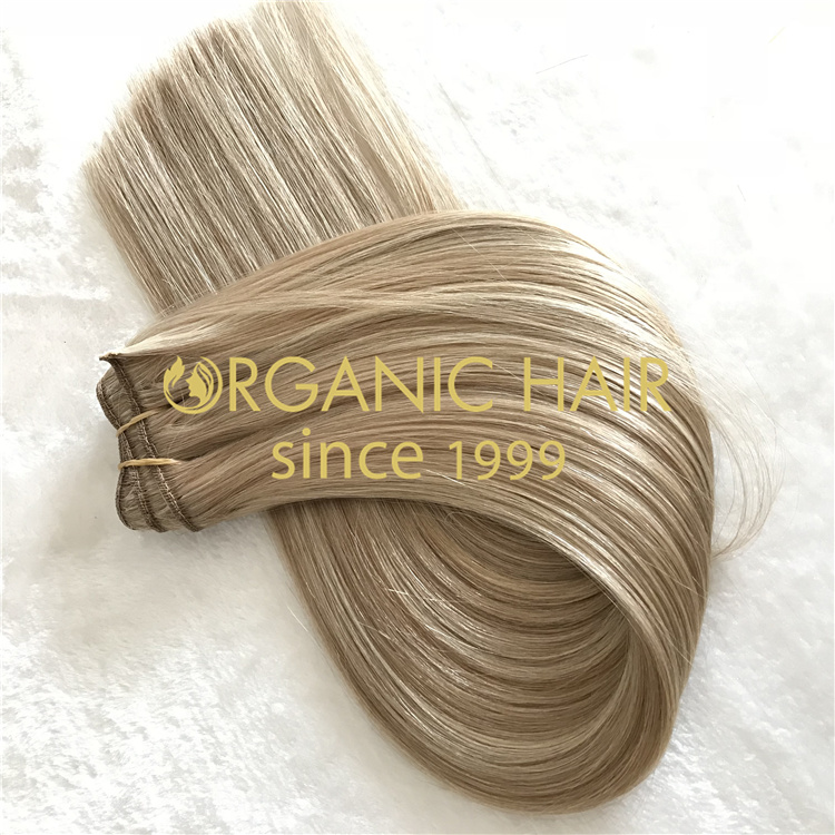 Wholesale 2021 strong durable machine weft hair V39