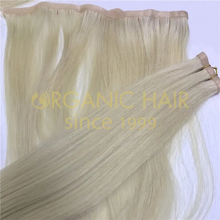 Invisible wefts pu skin hair extensions wholesale - A