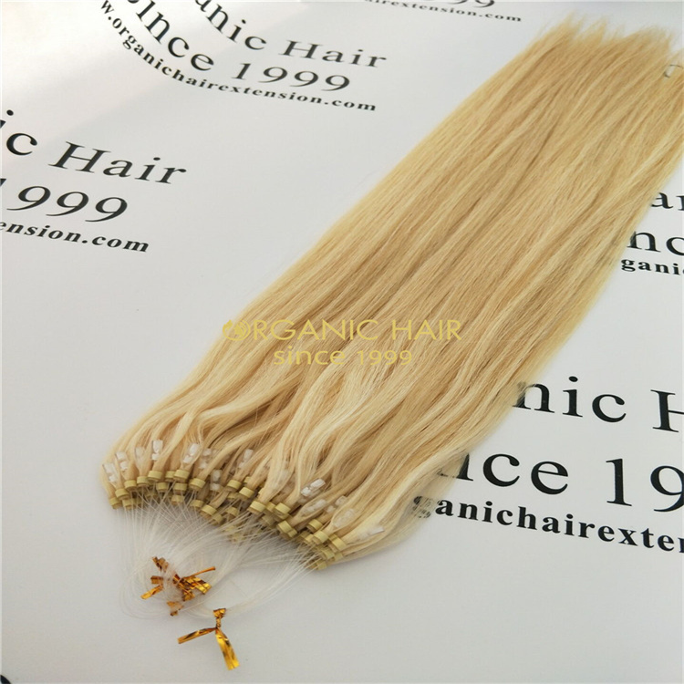 High quality remy hair micro ring extensions supply V97