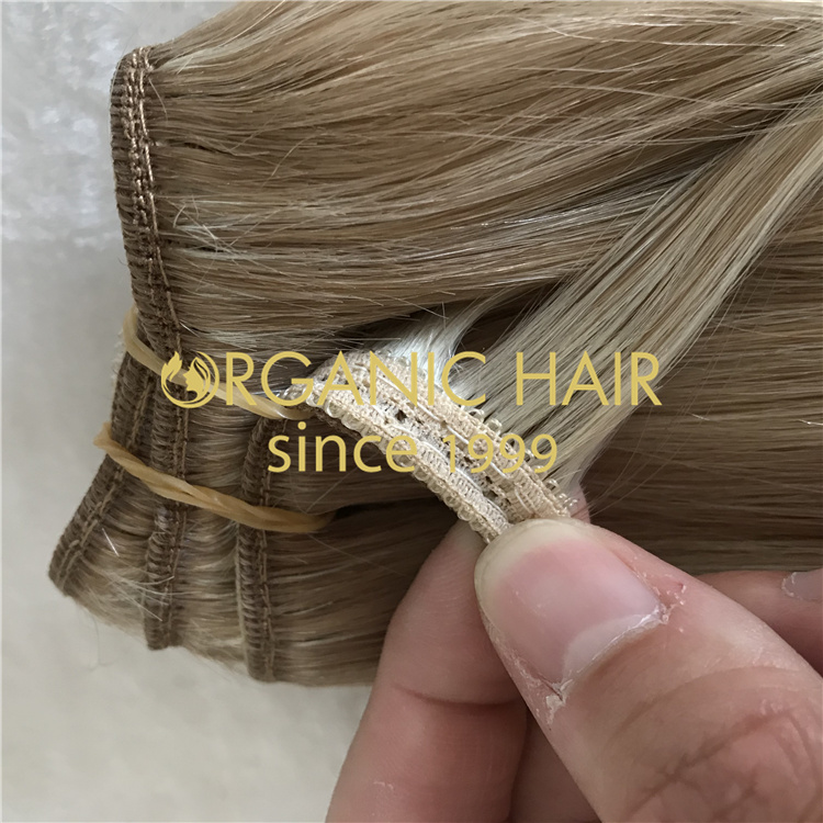 Wholesale 2021 strong durable machine weft hair V39
